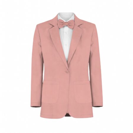 Desert Coral Mesh Suit and Tuxedo - Exact Color Match for David's Bridal Bridesmaid Dresses