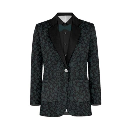Gem Black Vines Suit and Tuxedo – Exact Color Match for David's Bridal Bridesmaid Dresses