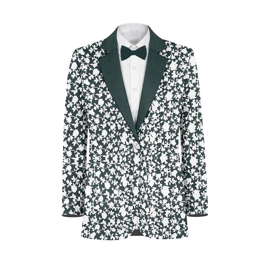 Gem White Vines Suit and Tuxedo – Exact Color Match for David's Bridal Bridesmaid Dresses - Image 2