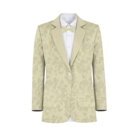 Pale Yellow Shrubbery Suit and Tuxedo – Exact Color Match for David's Bridal Bridesmaid Dresses