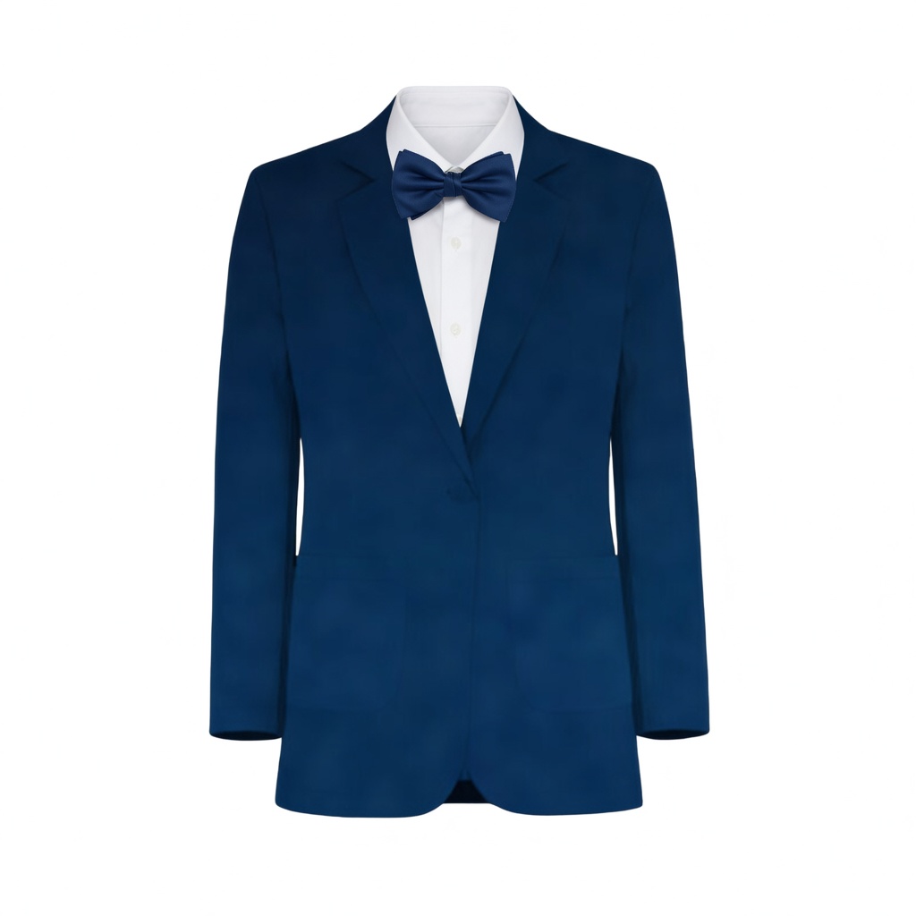 Sapphire Mesh Suit and Tuxedo - Exact Color Match for David's Bridal Bridesmaid Dresses - Image 2
