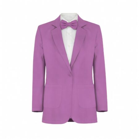 Wisteria Charmeuse Suit and Tuxedo - Exact Color Match for David's Bridal Bridesmaid Dresses