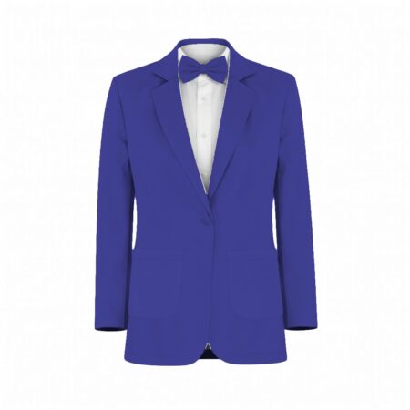 Cobalt Blue Crepe Suit and Tuxedo – Exact Color Match for Dessy Bridesmaid Dresses