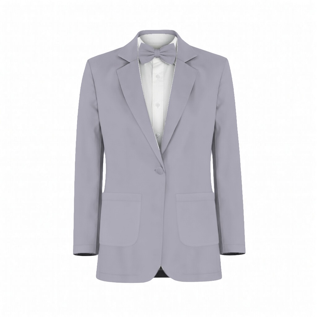 Lilac Haze Crepe Suit and Tuxedo – Exact Color Match for Dessy Bridesmaid Dresses - Image 2