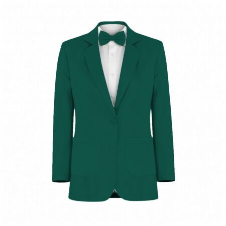 Hunter Green Lux Charmeuse Suit and Tuxedo – Exact Color Match for Dessy Bridesmaid Dresses
