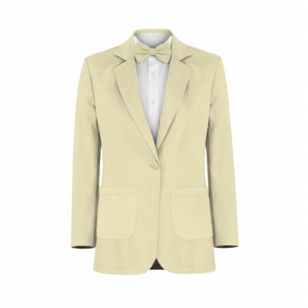 Butter Yellow Lux Chiffon Suit and Tuxedo – Exact Color Match for Dessy Bridesmaid Dresses