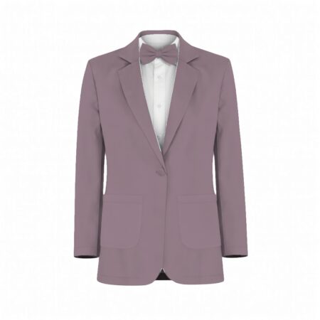 Lilac Dusk Lux Chiffon Suit and Tuxedo – Exact Color Match for Dessy Bridesmaid Dresses