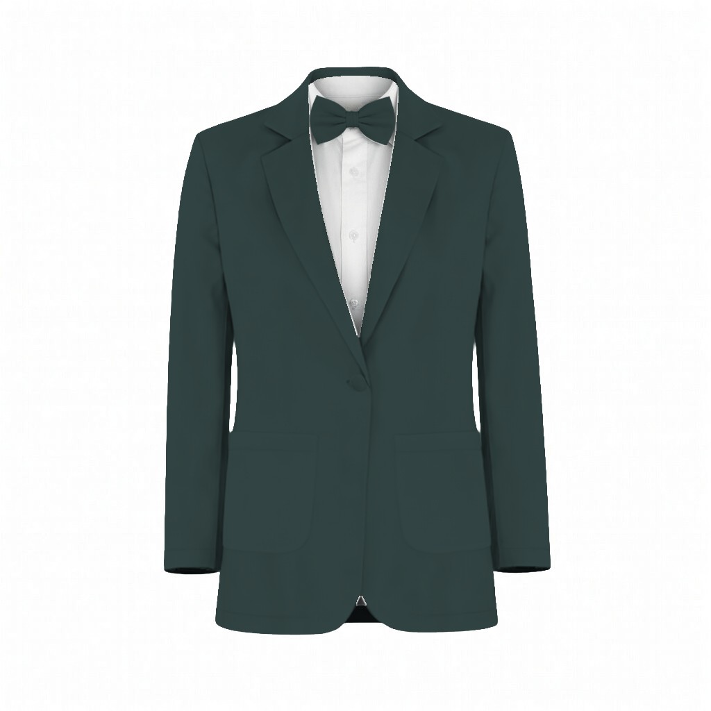 Evergreen Lux Velvet Suit and Tuxedo – Exact Color Match for Dessy Bridesmaid Dresses - Image 2