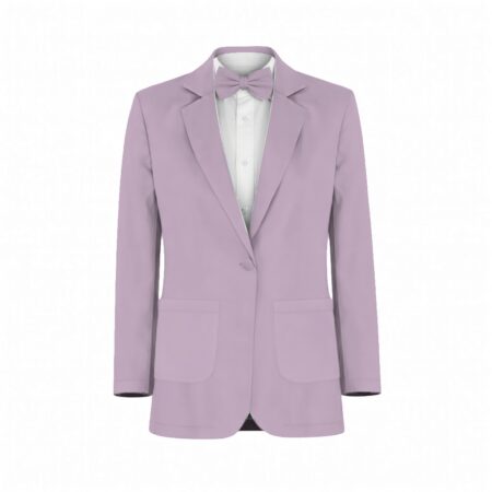 Pale Purple Luxe Stretch Satin Suit and Tuxedo – Exact Color Match for Dessy Bridesmaid Dresses