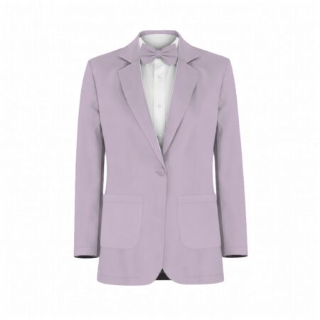 Metallic Lilac Haze Pleated Metallic Suit and Tuxedo – Exact Color Match for Dessy Bridesmaid Dresses