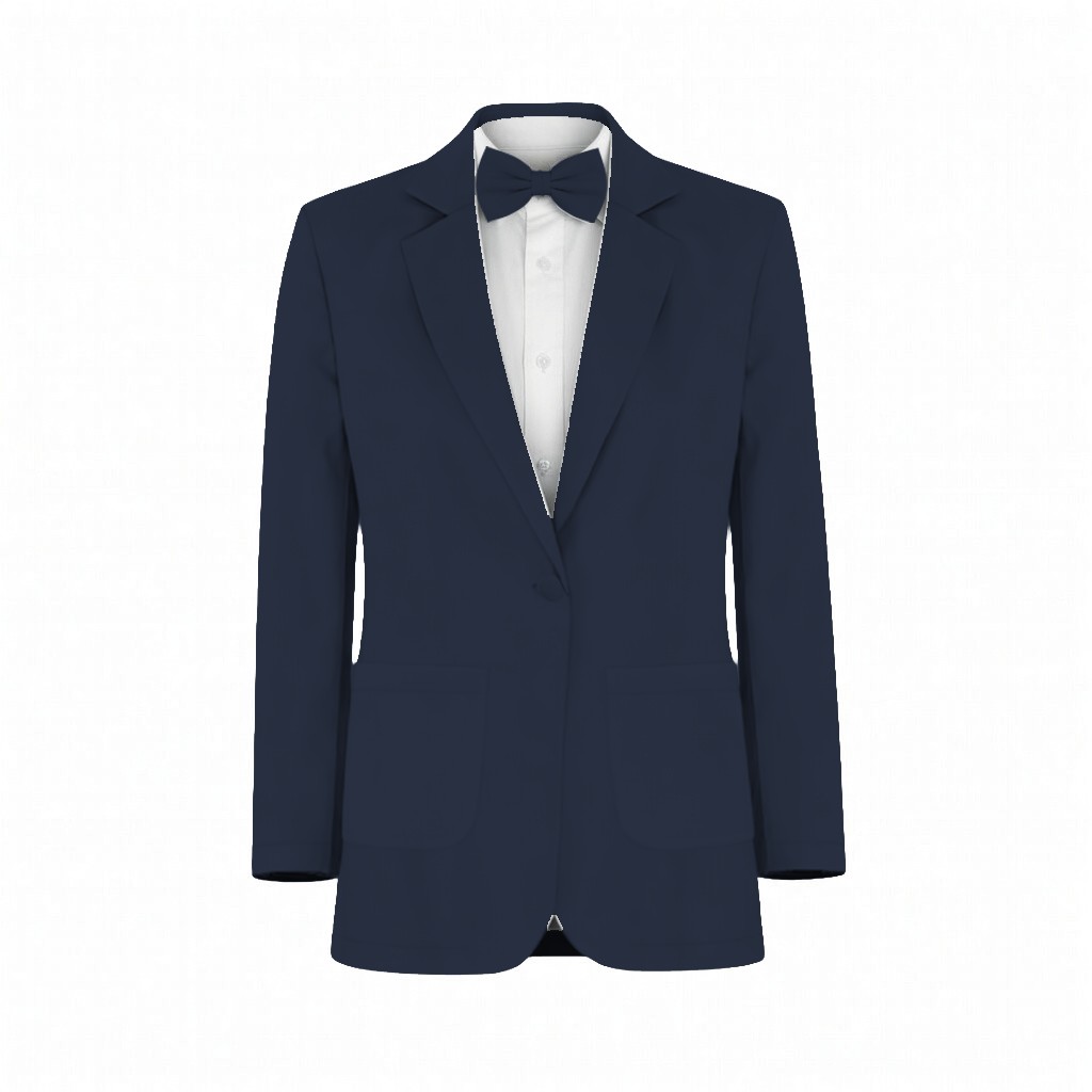 Midnight Navy Satin Twill Suit and Tuxedo – Exact Color Match for Dessy Bridesmaid Dresses - Image 2