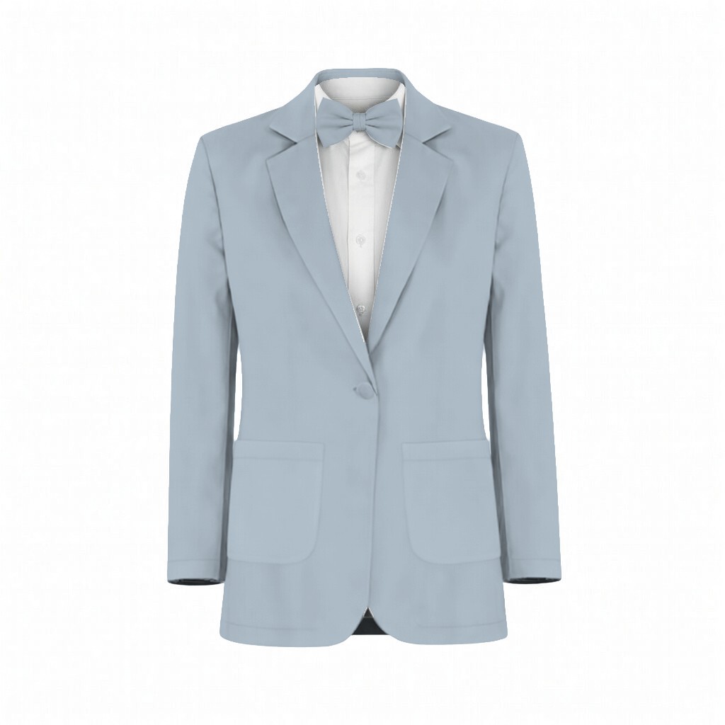 Mist Satin Twill Suit and Tuxedo – Exact Color Match for Dessy Bridesmaid Dresses - Image 2