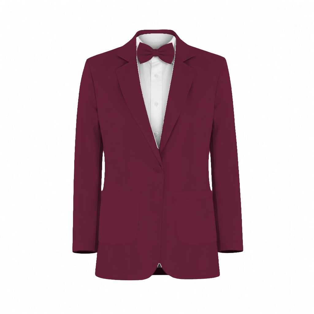 Cabernet Whisper Satin Suit and Tuxedo – Exact Color Match for Dessy Bridesmaid Dresses - Image 2