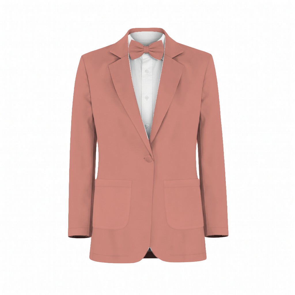 Desert Rose Whisper Satin Suit and Tuxedo – Exact Color Match for Dessy Bridesmaid Dresses - Image 2