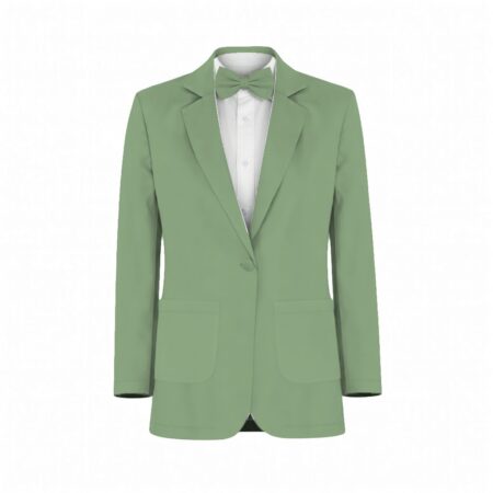 Sage Chiffon Suit and Tuxedo – Exact Color Match for Kennedy Blue Bridesmaid Dresses
