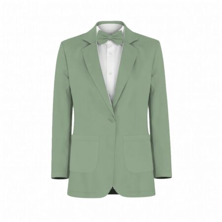 platinum green floral Chiffon Suit and Tuxedo – Exact Color Match for Kennedy Blue Bridesmaid Dresses
