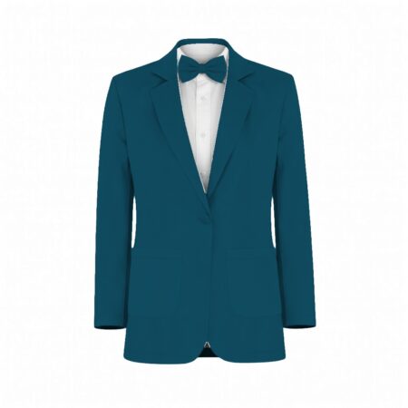 Marine Luxe Satin Suit and Tuxedo – Exact Color Match for Kennedy Blue Bridesmaid Dresses