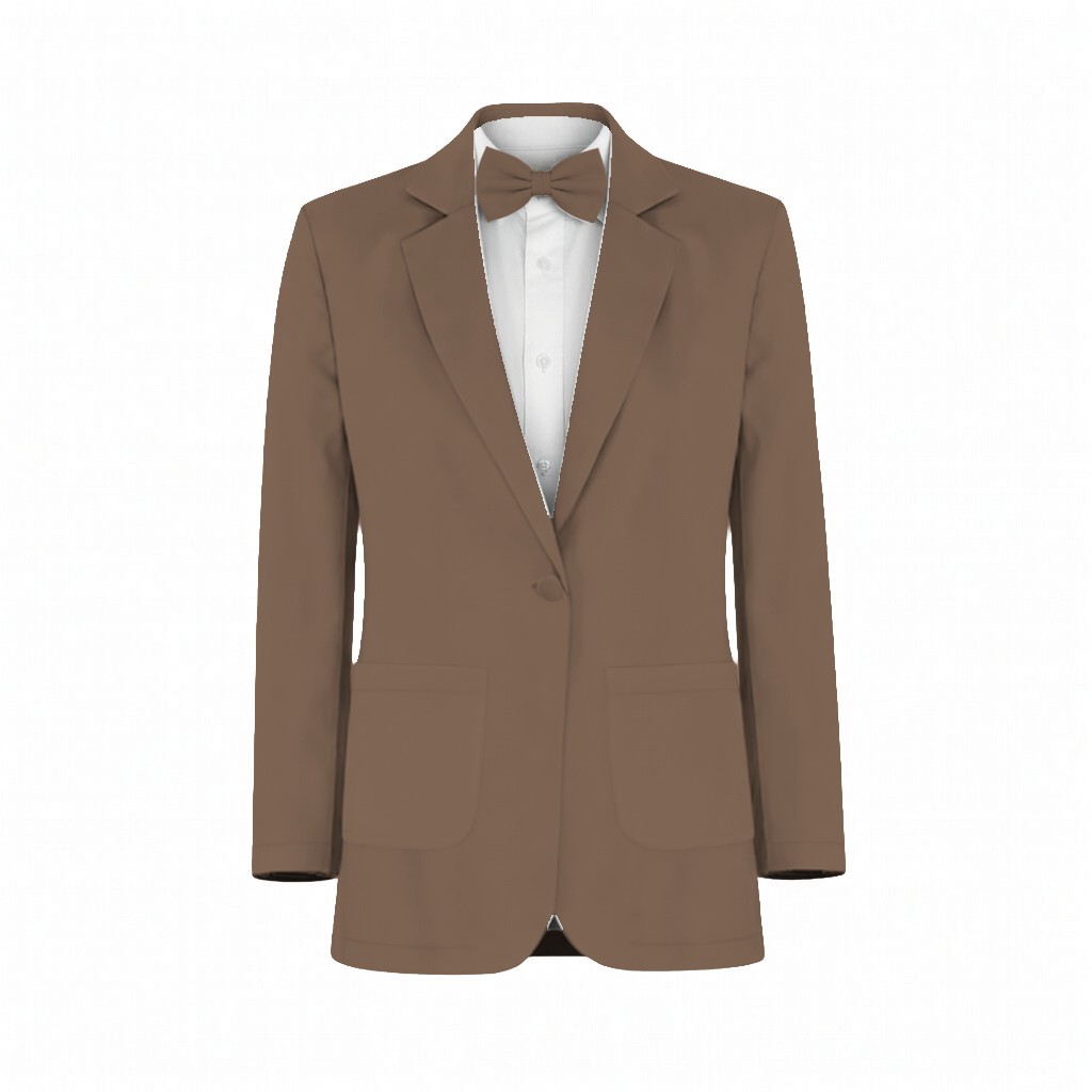 Fawn Velvet Suit and Tuxedo – Exact Color Match for Kennedy Blue Bridesmaid Dresses - Image 2