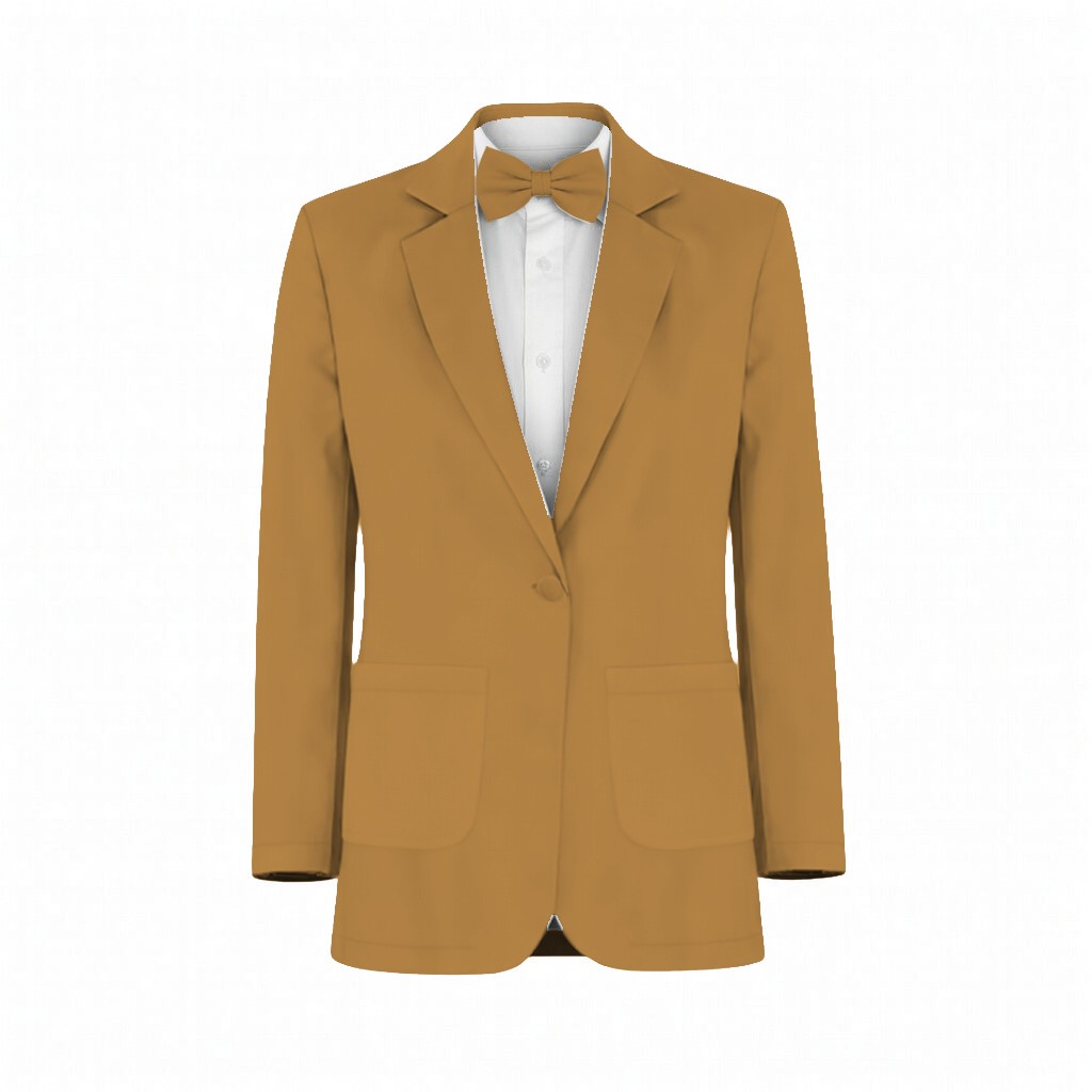 Mustard Yellow Velvet Suit and Tuxedo – Exact Color Match for Kennedy Blue Bridesmaid Dresses - Image 2