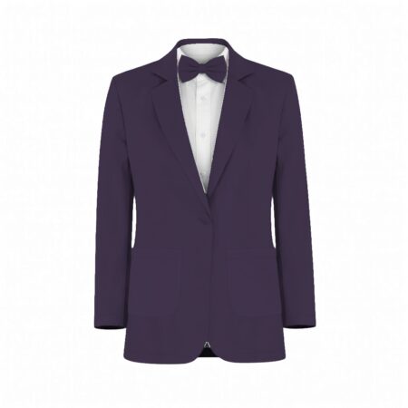 Plum Velvet Suit and Tuxedo – Exact Color Match for Kennedy Blue Bridesmaid Dresses