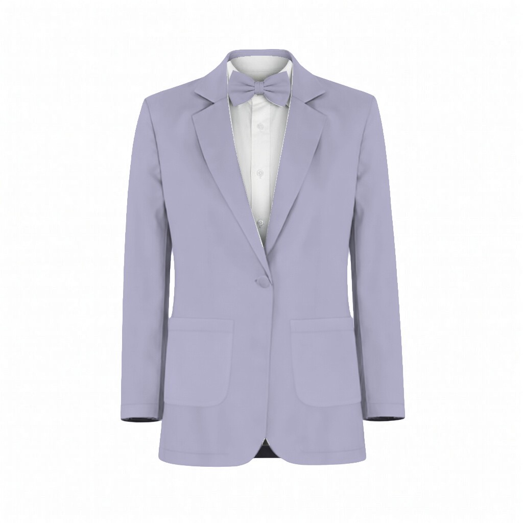 Violet Velvet Suit and Tuxedo – Exact Color Match for Kennedy Blue Bridesmaid Dresses - Image 2