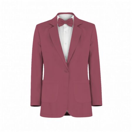 platinum pink floral Velvet Suit and Tuxedo – Exact Color Match for Kennedy Blue Bridesmaid Dresses