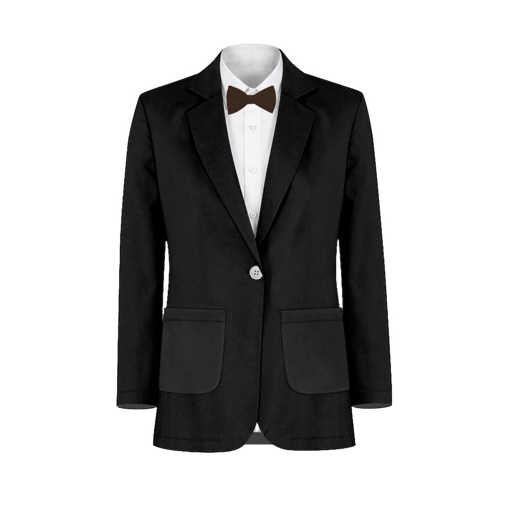 Chocolate Black Suit and Tuxedo – Exact Color Match for Kennedy Blue Bridesmaid Dresses - Image 2