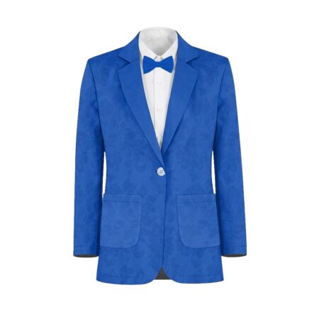 Sapphire Shrubbery Suit and Tuxedo – Exact Color Match for Kennedy Blue Bridesmaid Dresses