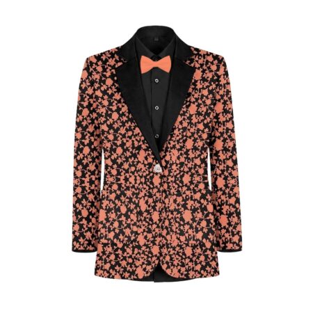Sunset Black Vines Suit and Tuxedo – Exact Color Match for Kennedy Blue Bridesmaid Dresses