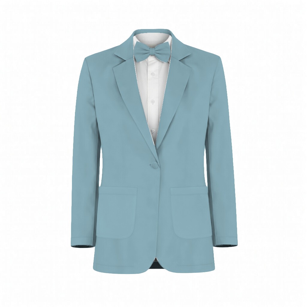 Navy Silk Suit and Tuxedo – Exact Color Match for LulaKate Bridesmaid Dresses - Image 2