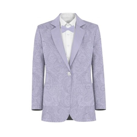 Lavender Paisley Suit and Tuxedo – Exact Color Match for Lulus Bridesmaid Dresses