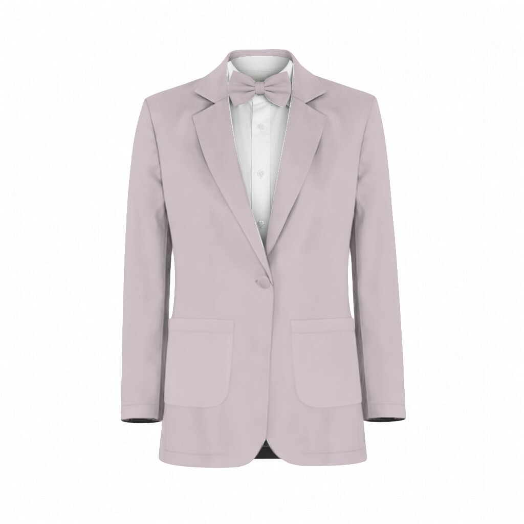 Dusty Purple Luxe Satin Suit and Tuxedo – Exact Color Match for Show Me Your Mumu Bridesmaid Dresses - Image 2