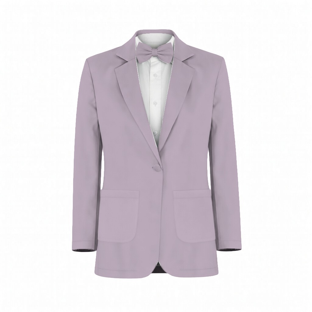 Lavender Luxe Satin Suit and Tuxedo – Exact Color Match for Show Me Your Mumu Bridesmaid Dresses - Image 2