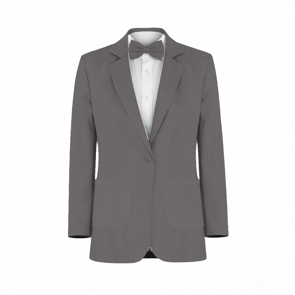 Black Chiffon Suit and Tuxedo – Exact Color Match for Revelry Bridesmaid Dresses - Image 2
