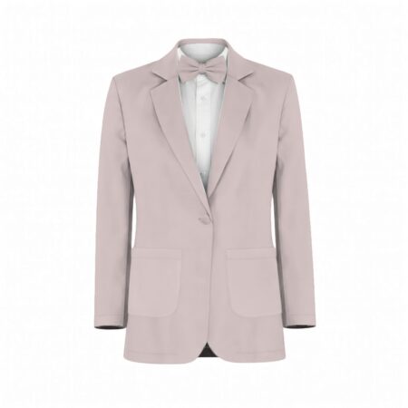 Blush Pink Chiffon Suit and Tuxedo – Exact Color Match for Revelry Bridesmaid Dresses