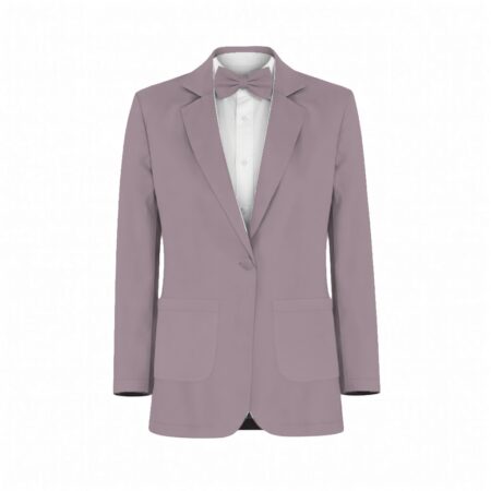 Dusty Purple Chiffon Suit and Tuxedo – Exact Color Match for Revelry Bridesmaid Dresses