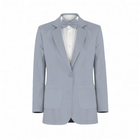 Sky Blue Garden Chiffon Floral Print Suit and Tuxedo – Exact Color Match for Revelry Bridesmaid Dresses