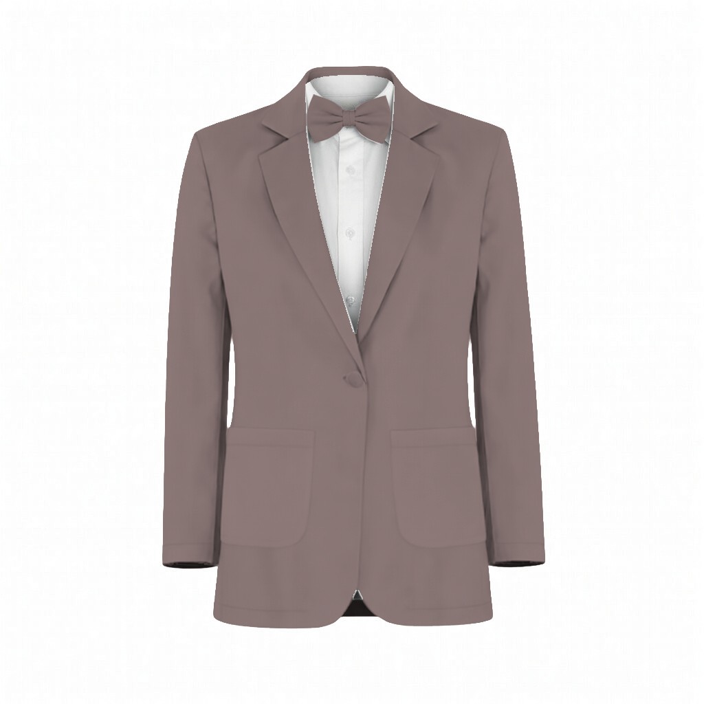 Mahogany Chiffon Suit and Tuxedo – Exact Color Match for Revelry Bridesmaid Dresses - Image 2