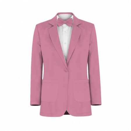 Malibu Pink Chiffon Suit and Tuxedo – Exact Color Match for Revelry Bridesmaid Dresses