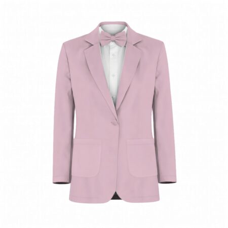 Mauve Pink Chiffon Suit and Tuxedo – Exact Color Match for Revelry Bridesmaid Dresses
