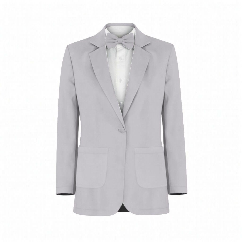 Periwinkle Chiffon Suit and Tuxedo – Exact Color Match for Revelry Bridesmaid Dresses - Image 2