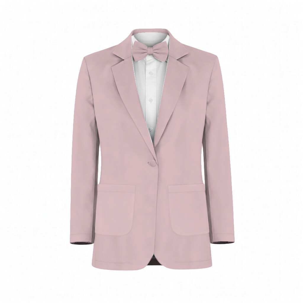 Rosette Chiffon Suit and Tuxedo – Exact Color Match for Revelry Bridesmaid Dresses - Image 2