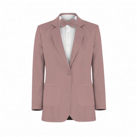 Dusty Rose Crepe Suit and Tuxedo – Exact Color Match for Revelry Bridesmaid Dresses