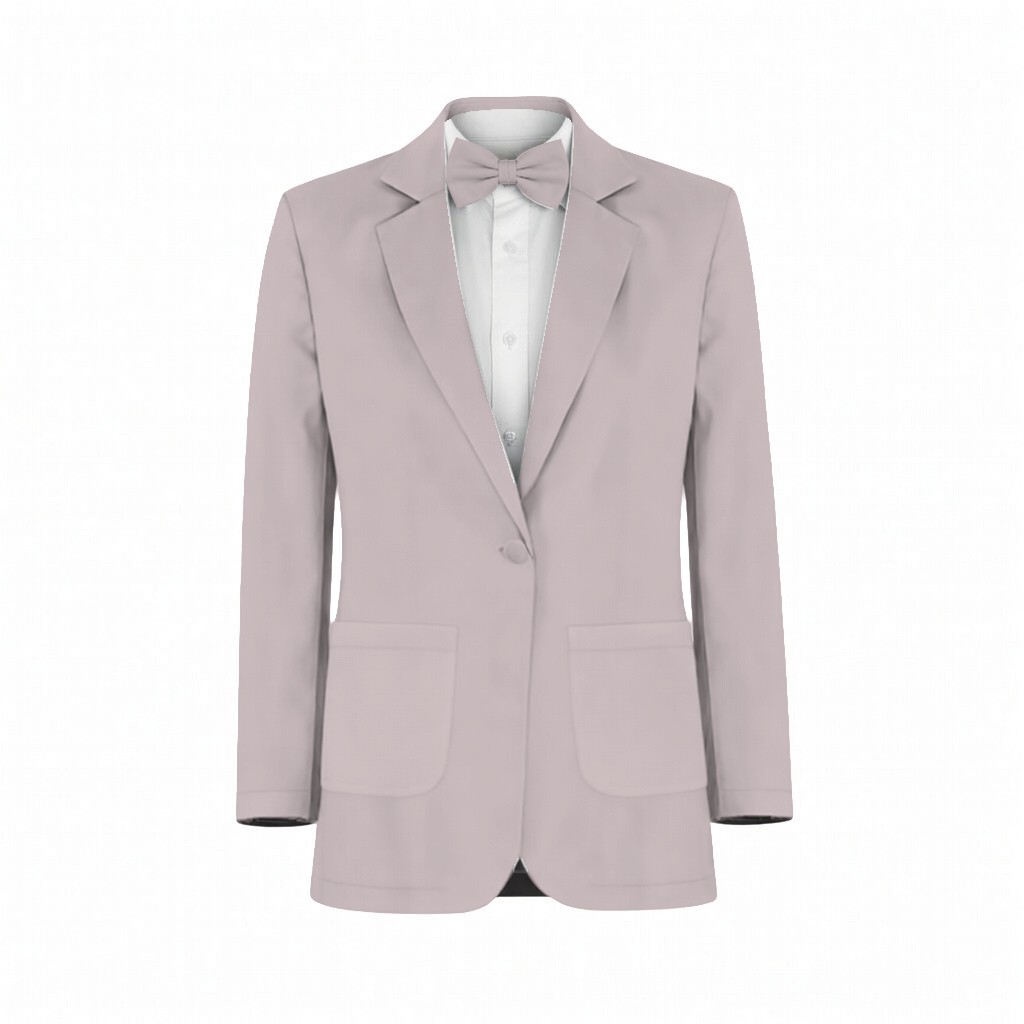 Lilac Crepe Suit and Tuxedo – Exact Color Match for Revelry Bridesmaid Dresses - Image 2