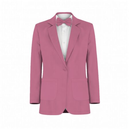 Malibu Pink Crepe Suit and Tuxedo – Exact Color Match for Revelry Bridesmaid Dresses