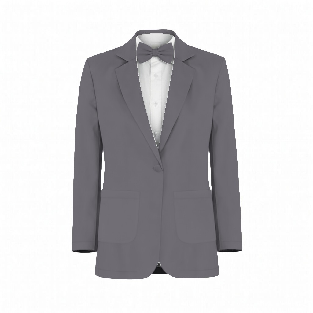 Navy Blue Crepe Suit and Tuxedo – Exact Color Match for Revelry Bridesmaid Dresses - Image 2