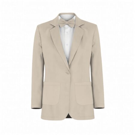 Pale Yellow Crepe Suit and Tuxedo – Exact Color Match for Revelry Bridesmaid Dresses