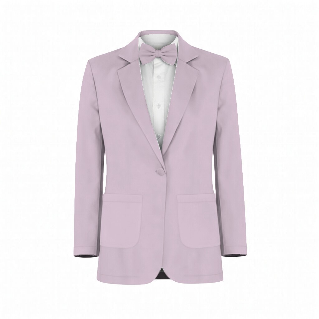 Rose Petal Crepe Suit and Tuxedo – Exact Color Match for Revelry Bridesmaid Dresses - Image 2