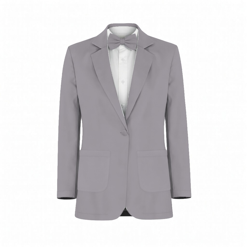 Indie Blue Jacquard Suit and Tuxedo – Exact Color Match for Revelry Bridesmaid Dresses - Image 2