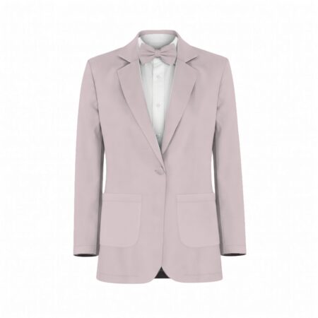 Baby Pink Satin Suit and Tuxedo – Exact Color Match for Revelry Bridesmaid Dresses